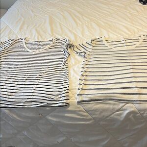 Gap Women's Top - Black and White